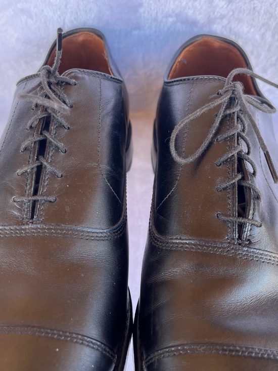 Allen Edmonds Park Avenue Cap-Toe Black Leather Dress Oxfords Sz 9.5 EEE main image 11